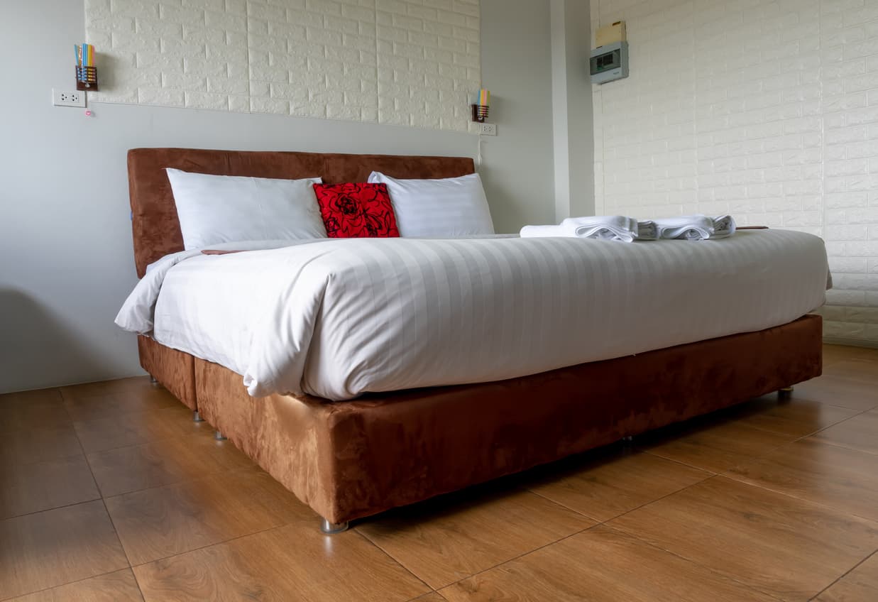 hotel guest room bedbase